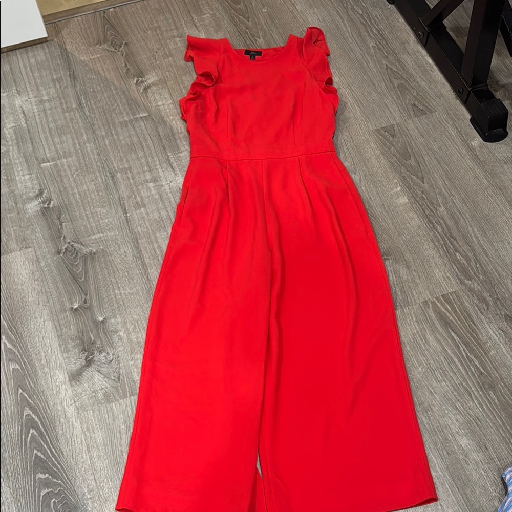 J. Crew Bold Red Top